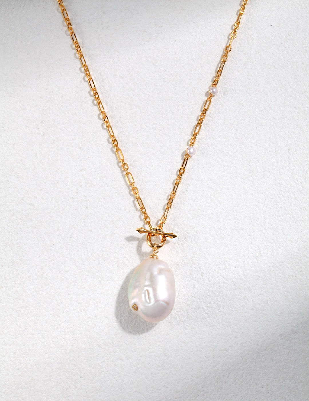 Unique Allure Baroque Pearl Necklace