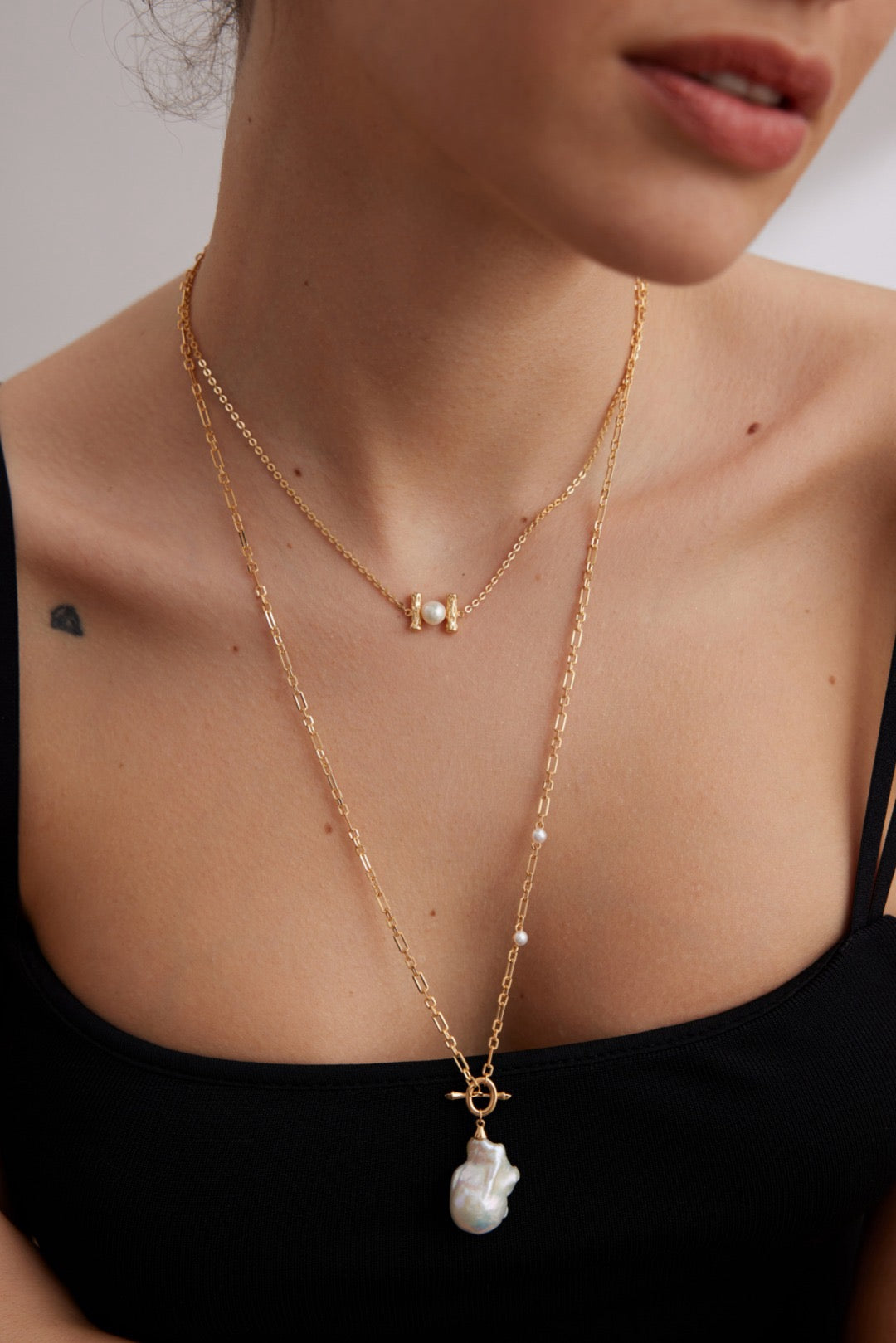 Unique Allure Baroque Pearl Necklace