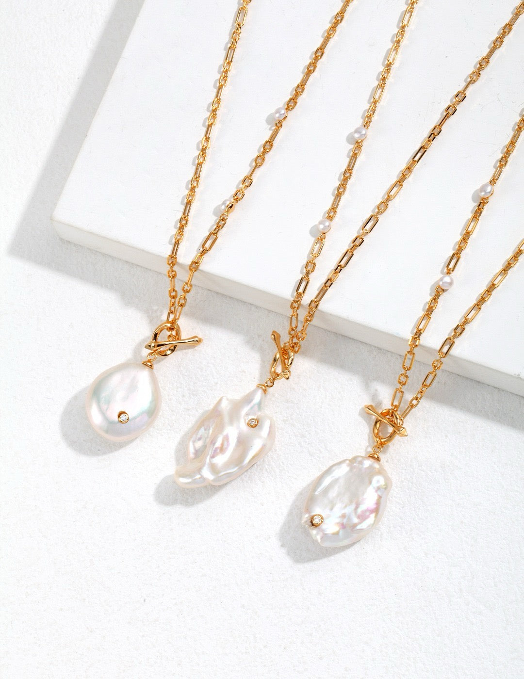 Unique Allure Baroque Pearl Necklace