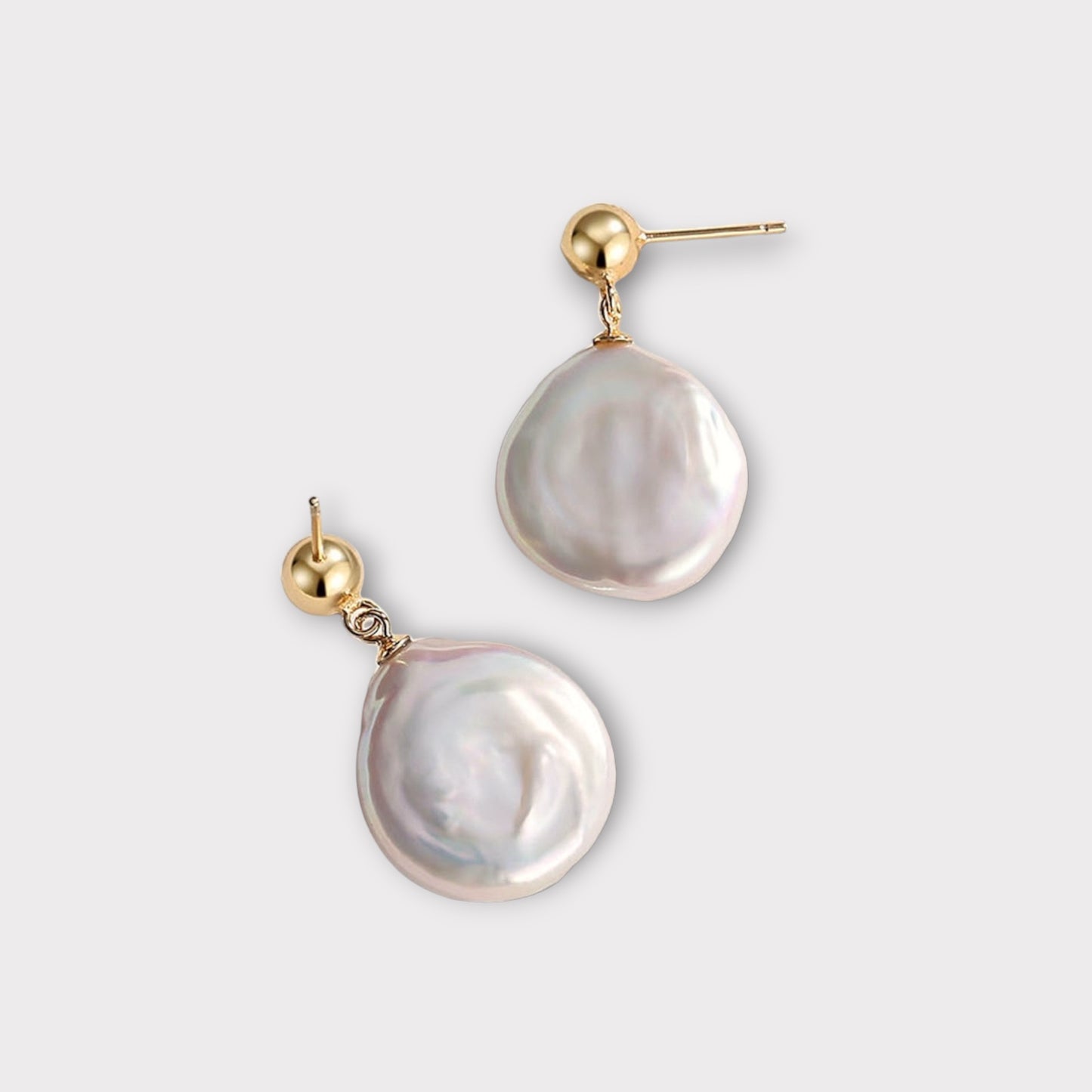 Chic Elegance Baroque Pearl Earrings