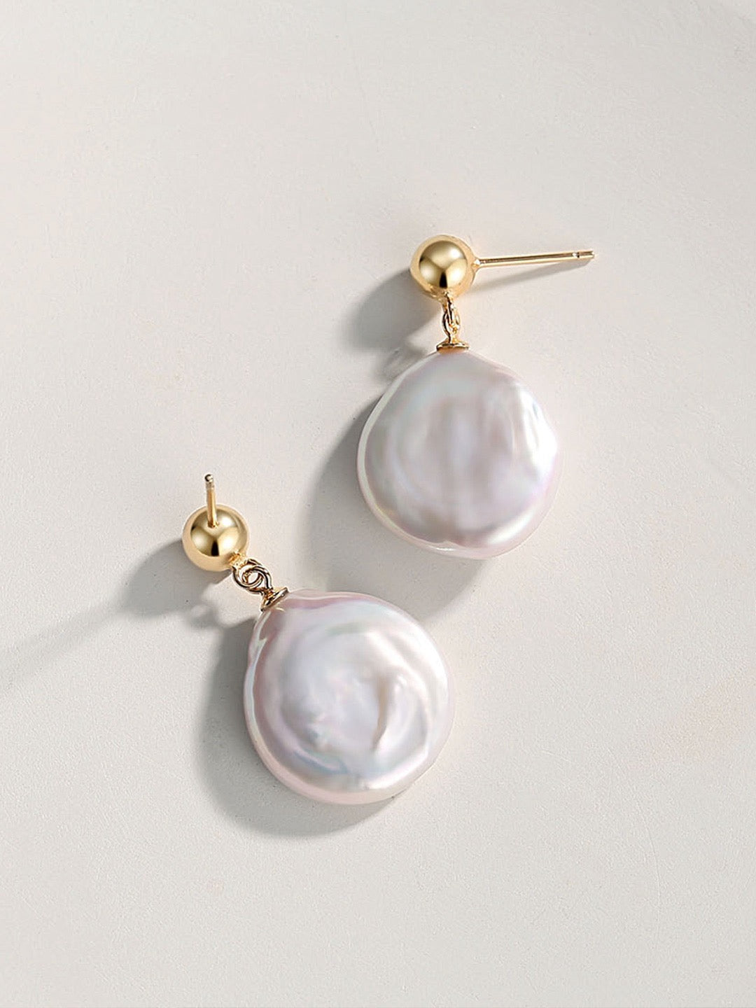 Chic Elegance Baroque Pearl Earrings