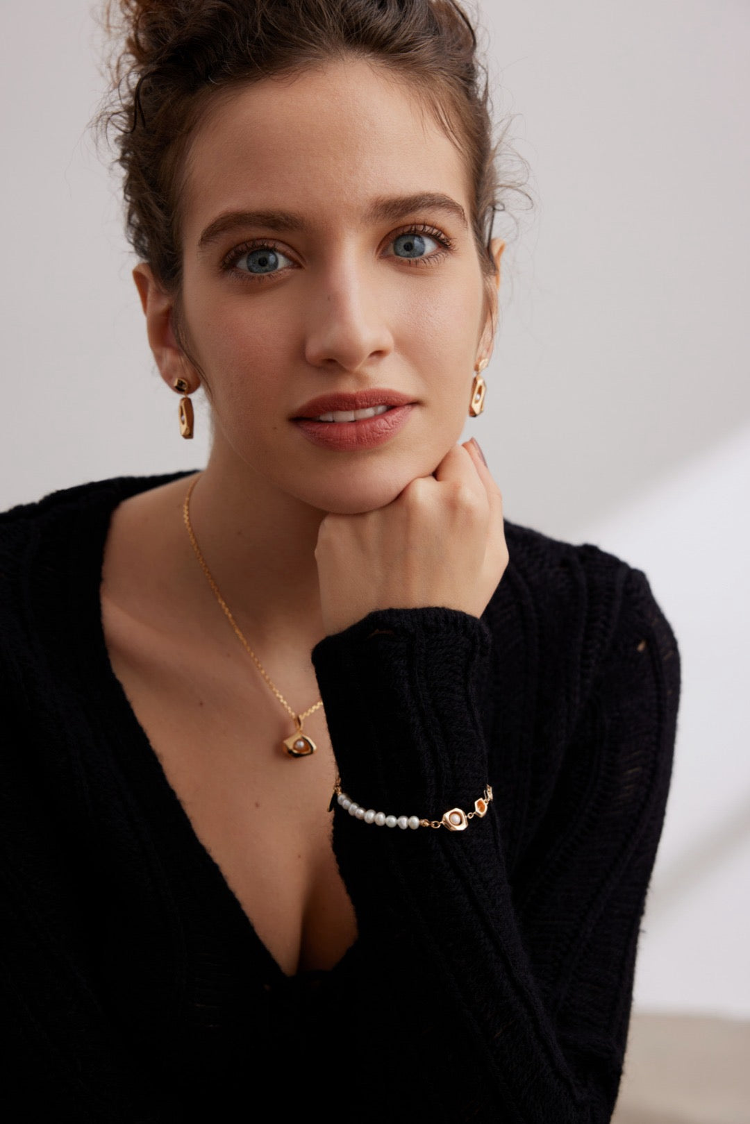 Chloe Silver and Pearl Bracelet