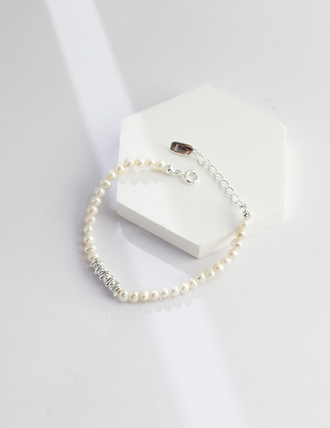 Eliza's Timeless Elegance Pearl Bracelet