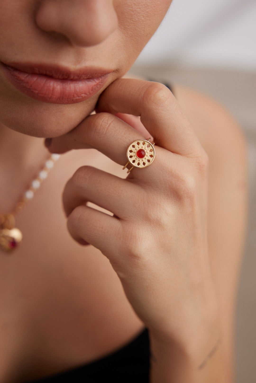 Eternal Confidence Agate Ring