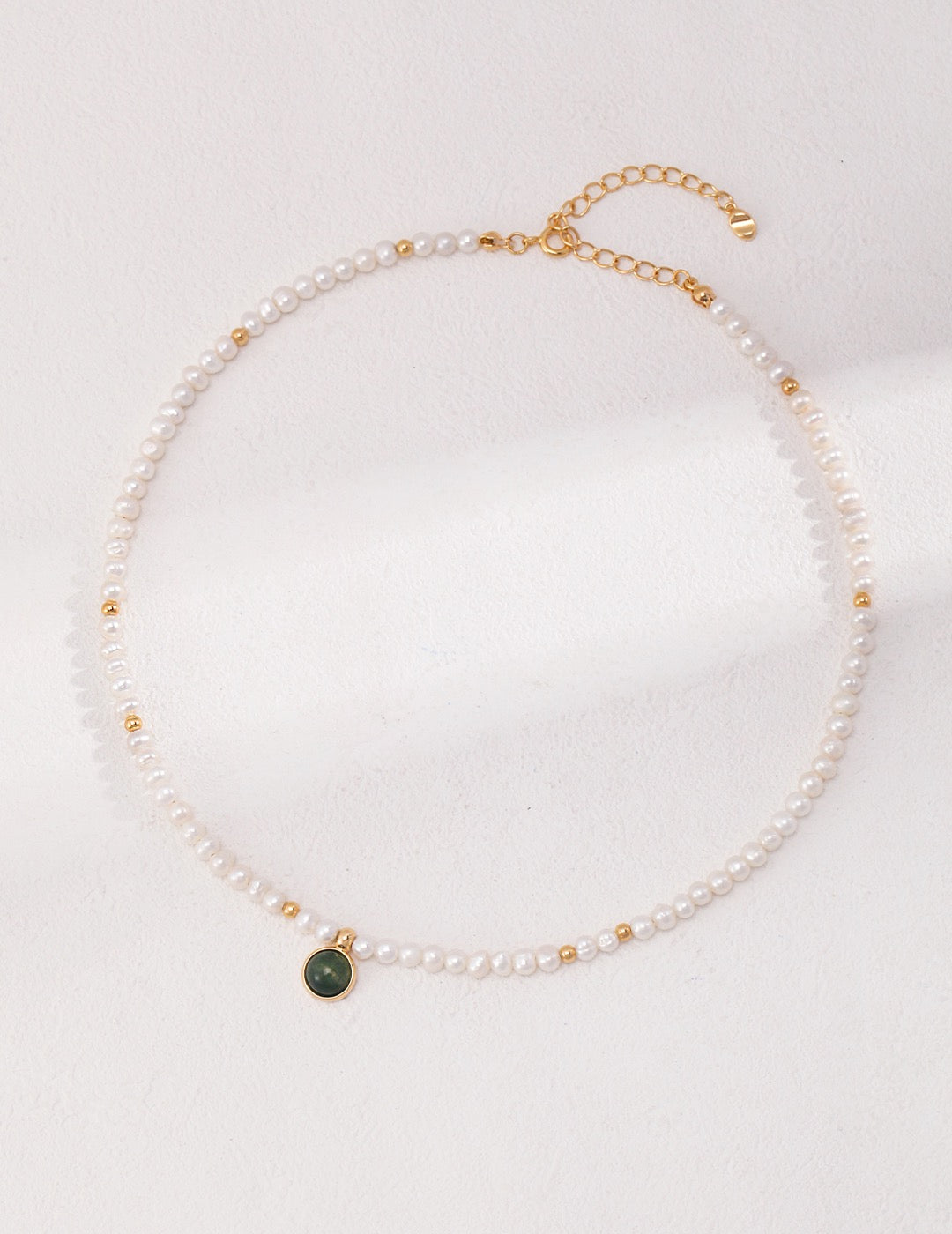 Evelyn Moss Agate Pearl Necklace