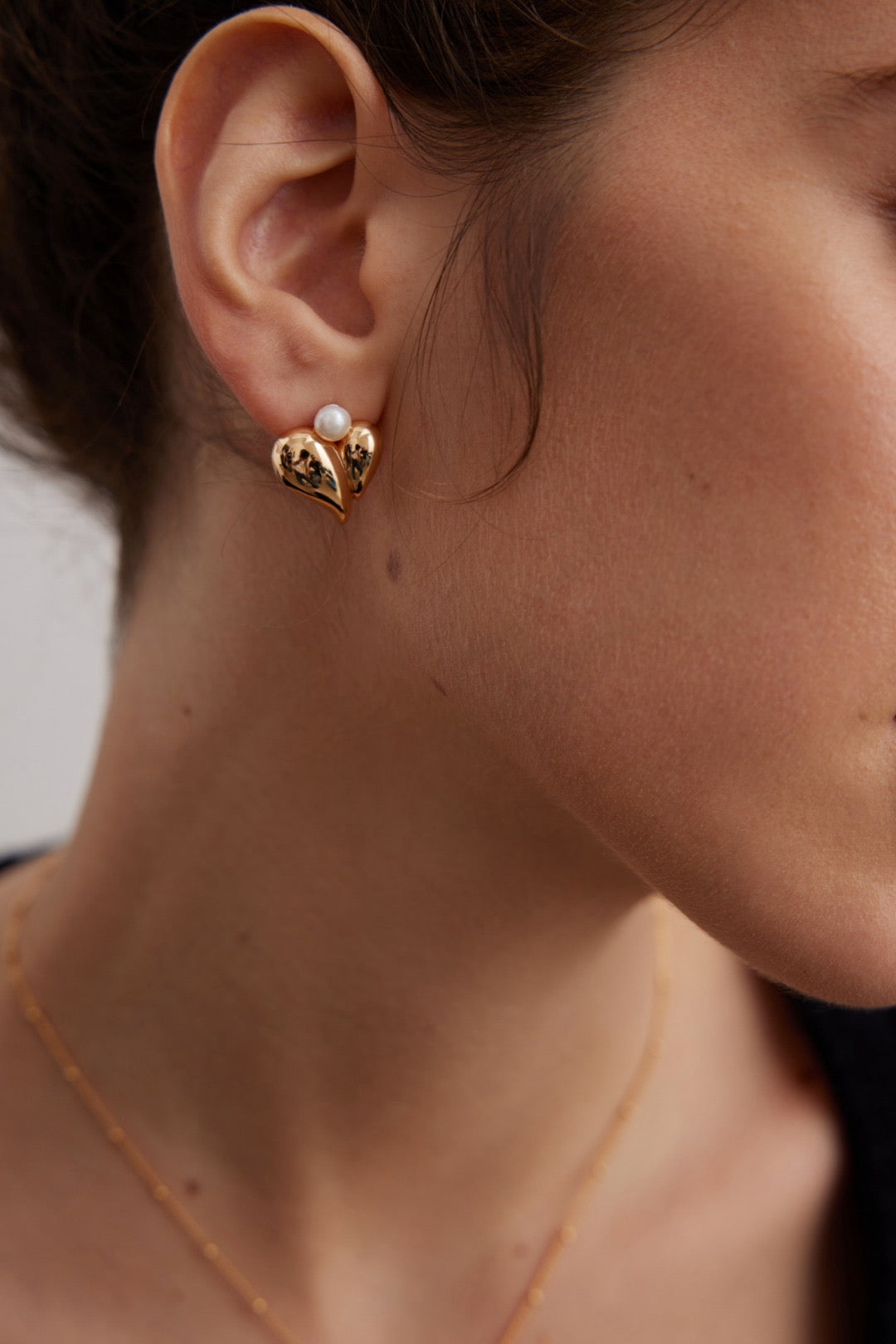 Flameheart Pearl Earrings