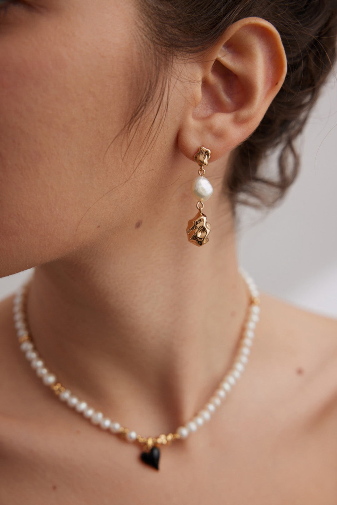 Baroque Blossom Pearl Earrings