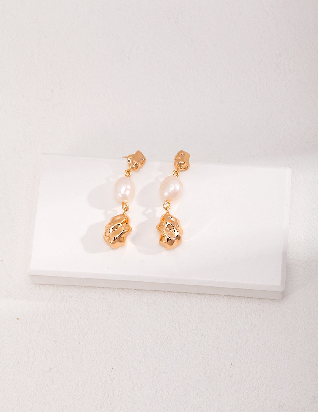 Baroque Blossom Pearl Earrings