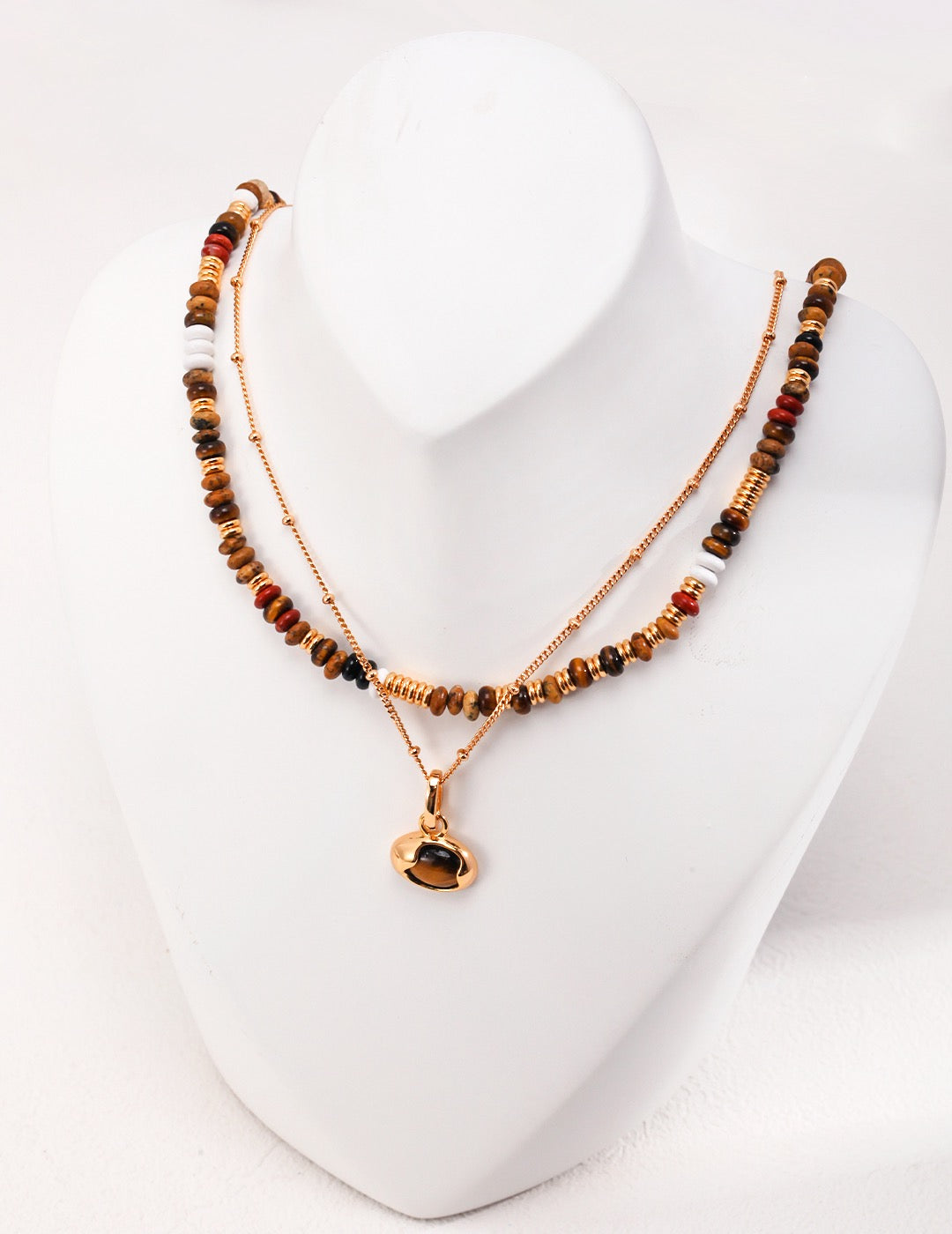 Vintage Tiger Eye Necklace