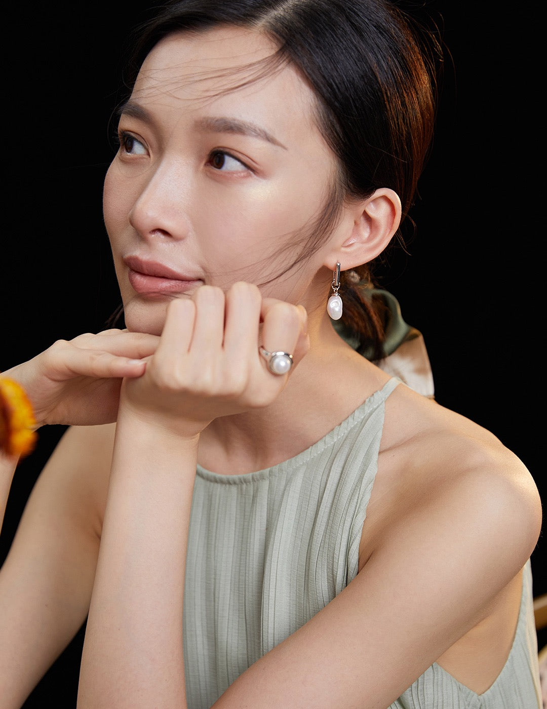 Pearl Essence Adjustable Ring