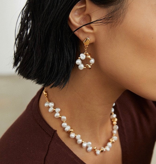 Pearl Cascade Earrings