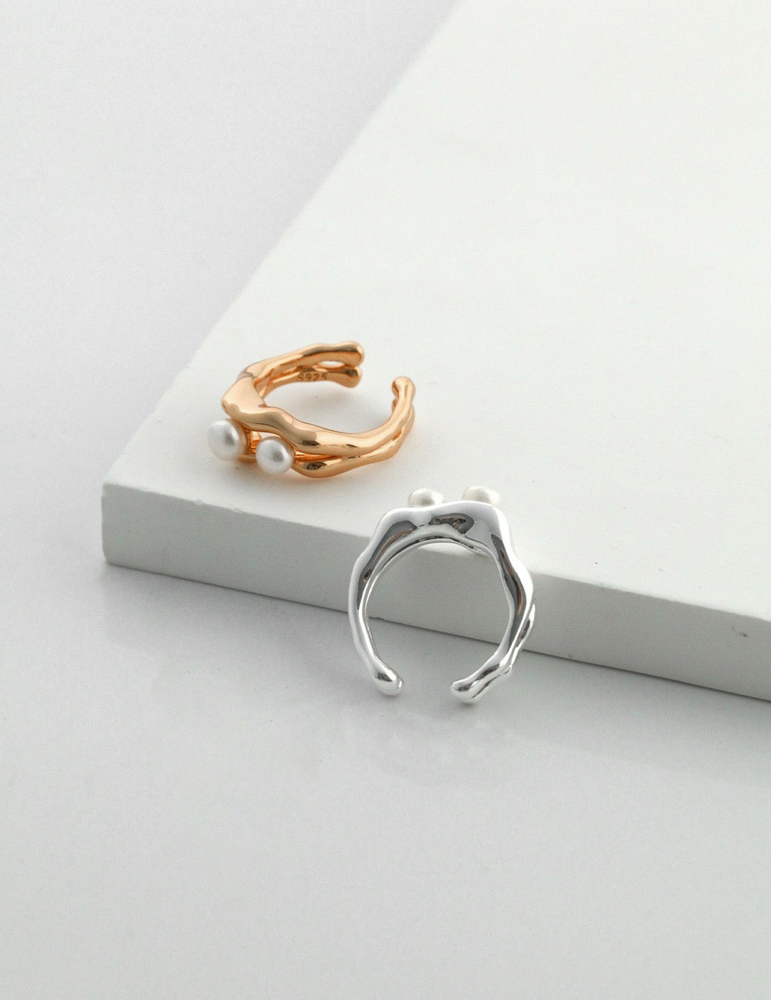 Rivulet Pearl Ring