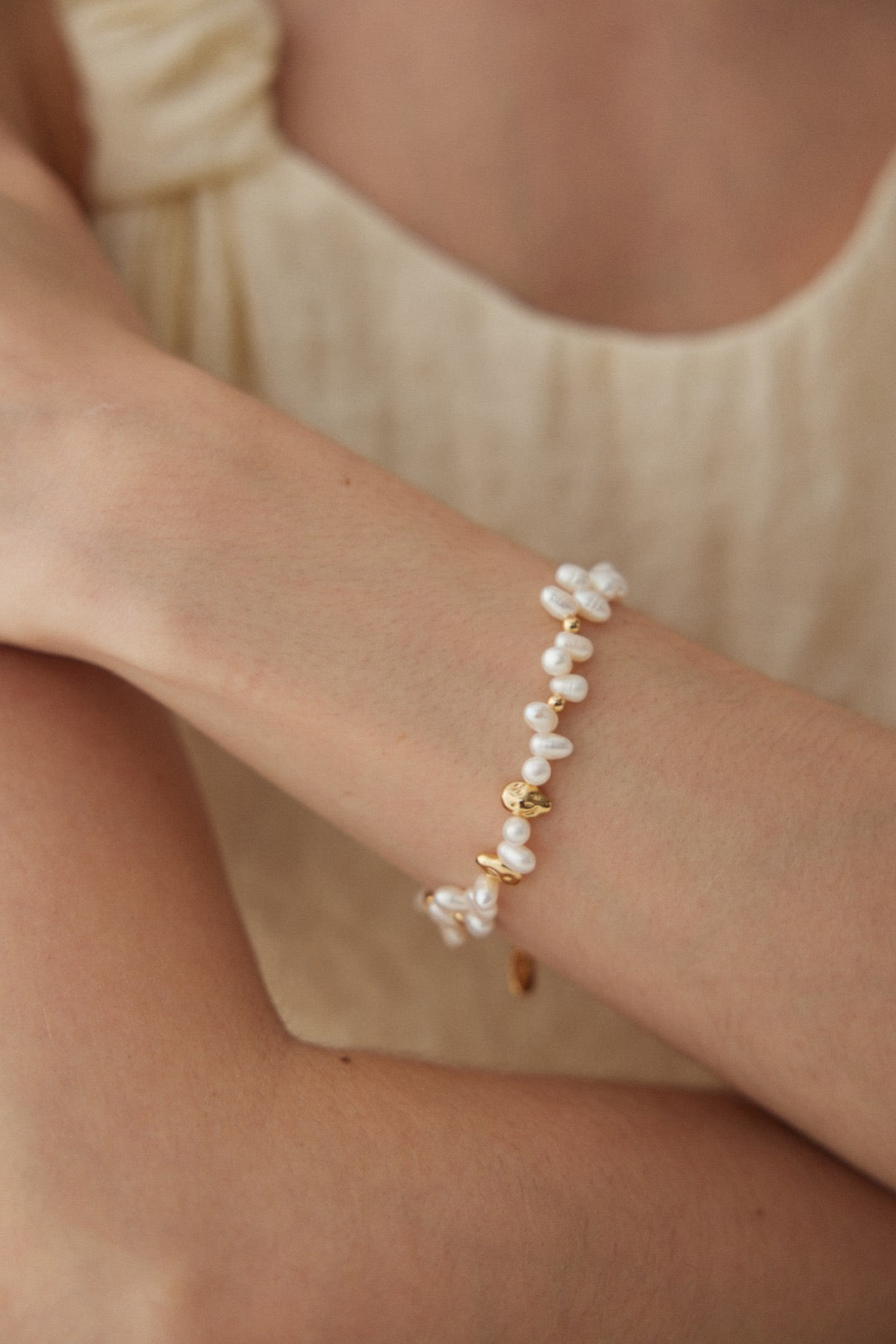 Pearl Cascade Bracelet