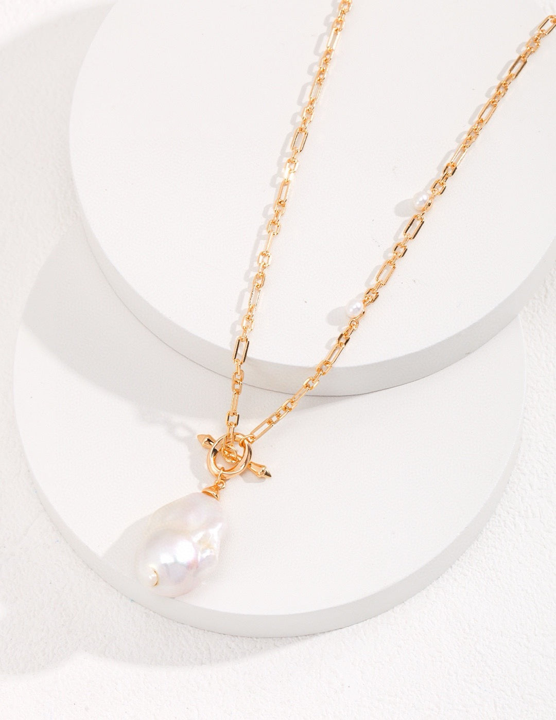 Unique Allure Baroque Pearl Necklace