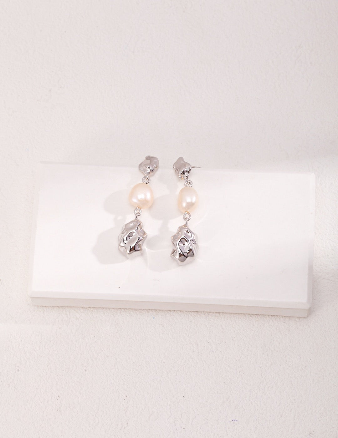 Baroque Blossom Pearl Earrings
