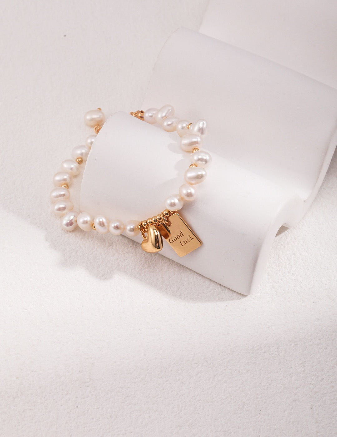 Elegant Pearl Whispers Bracelet