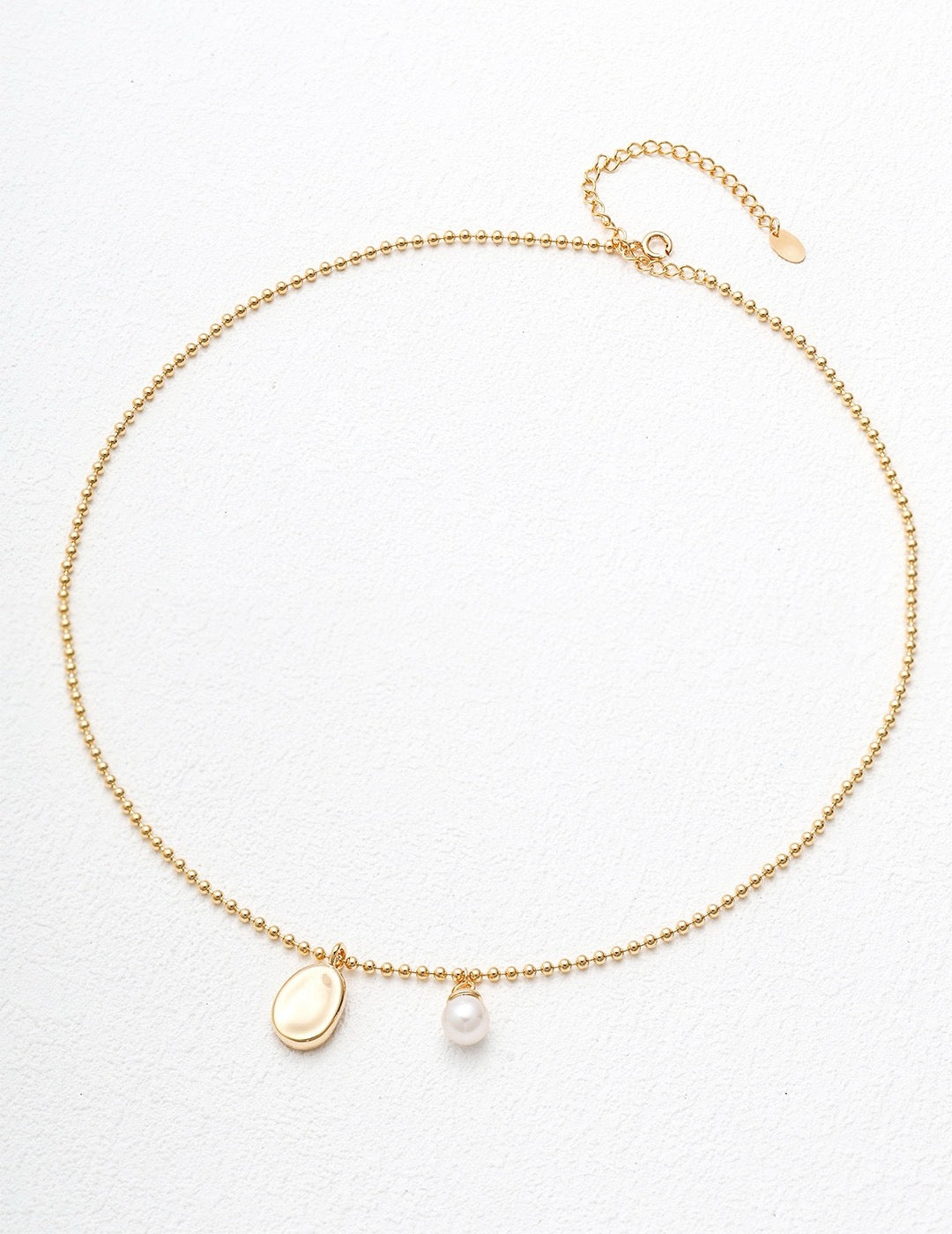 Aurelia Silver Pearl Necklace